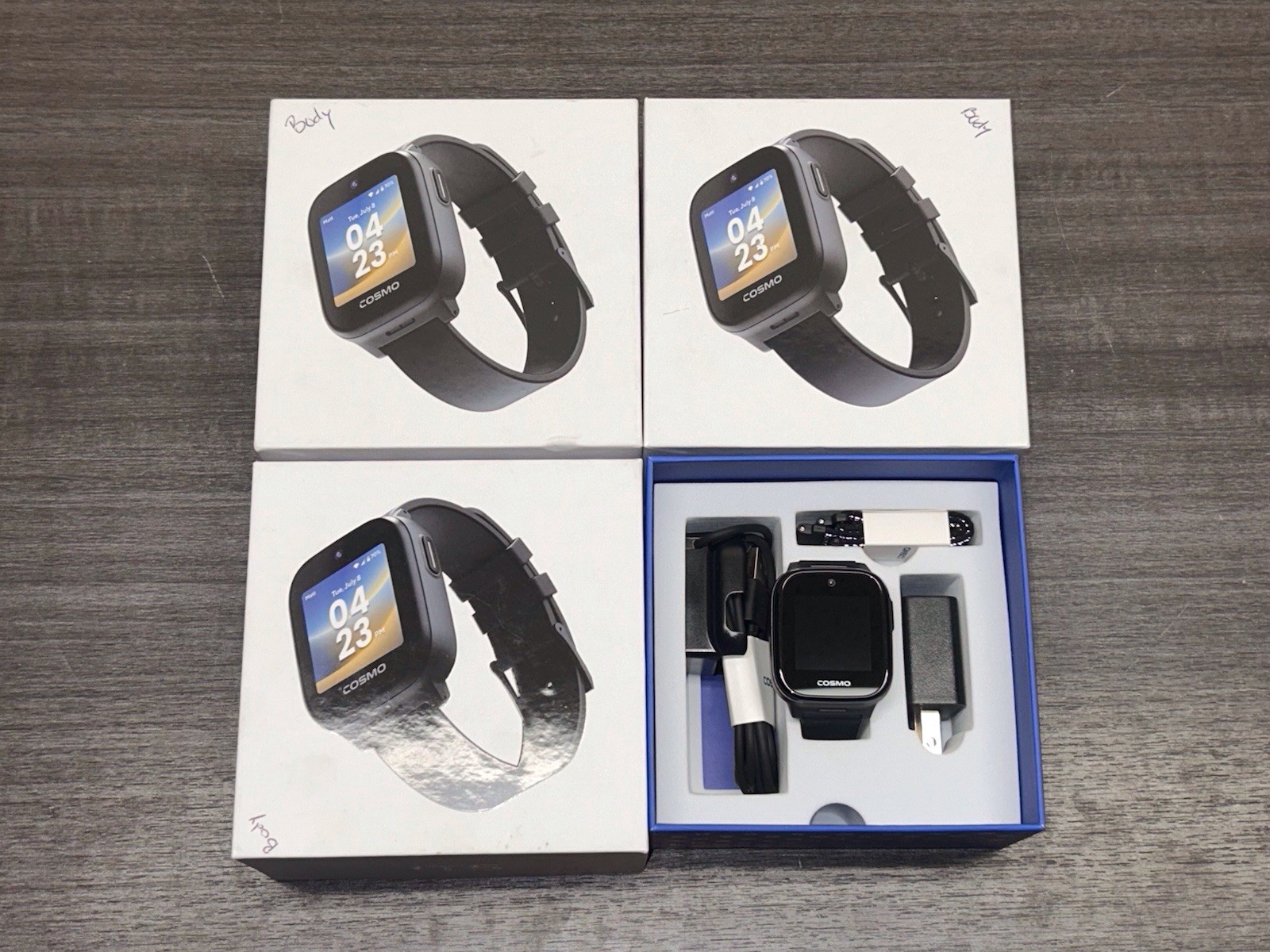 Lot Of 3 Cosmo JrTrack 5 Best Kids- Safe Smart Watch-Phone |Precision Real D656