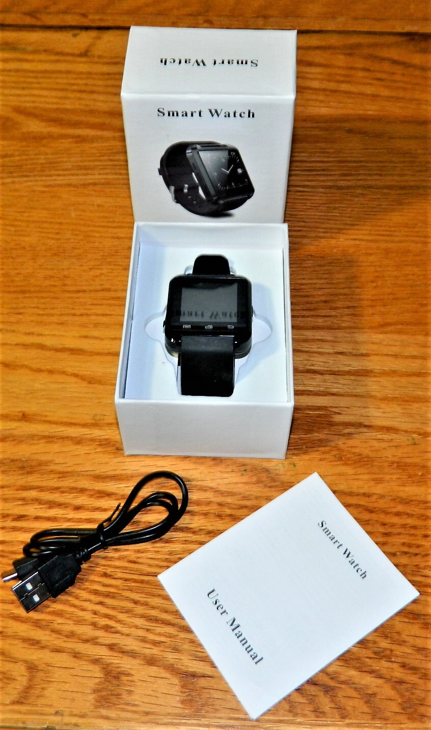 FutureWorld Electronics Smart Watch FWE-SW-1 Black New Open Box