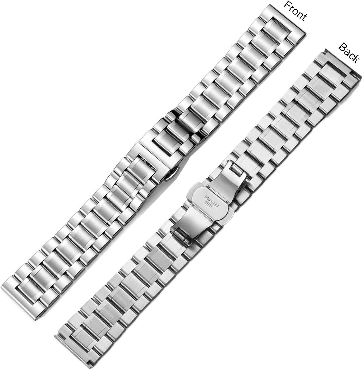 Strap Only For Universal Metal Watch Band 14mm 15mm 16mm 17mm 18mm 19mm 20mm 21m
