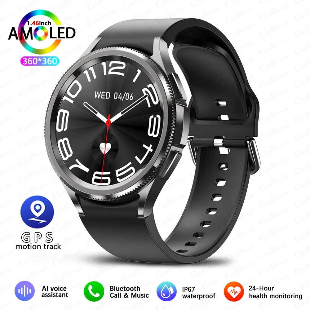Men’s Smart Watch with Bluetooth, GPS, Fitness Tracker & Heart Rate Monitor