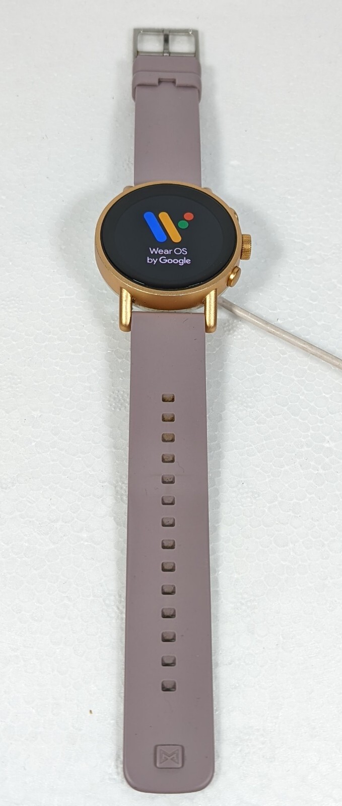 Misfit Vapor X 42mm Rose Gold-Tone with Gray And Lavender Silicone Straps