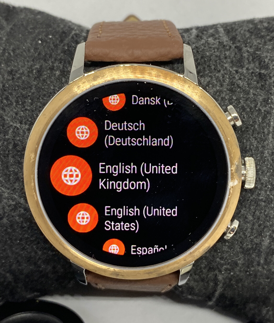 Fossil Gen 4 Authentic Digital Dial Smart Watch Custom Band FTW6016 LT349