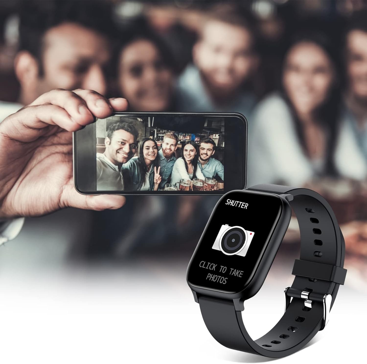 Reloj Inteligente de Mujer Hombre para Iphone Apple Samsung Android y Bluetooth
