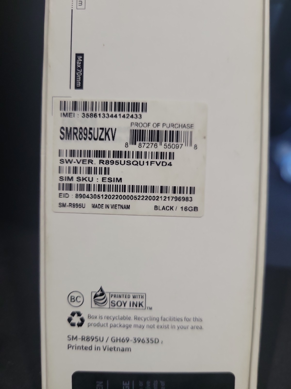 Samsung Galaxy Watch4 Classic 46mm LTE New Open Box Never Worn. Never Taken Out