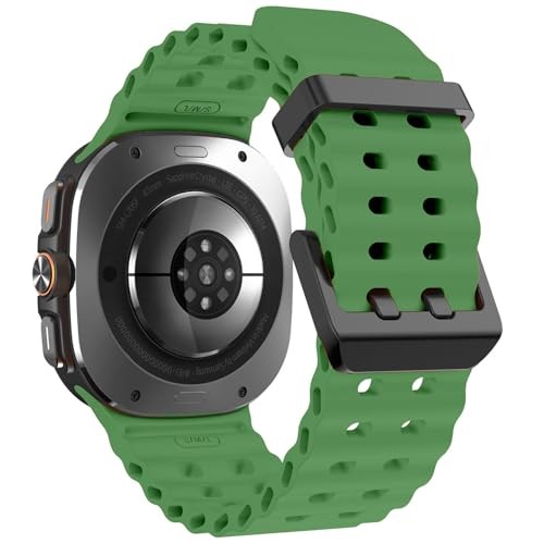 Ocean Silicone Strap Compatible with Samsung Galaxy Watch Ultra 47mm Sport Men