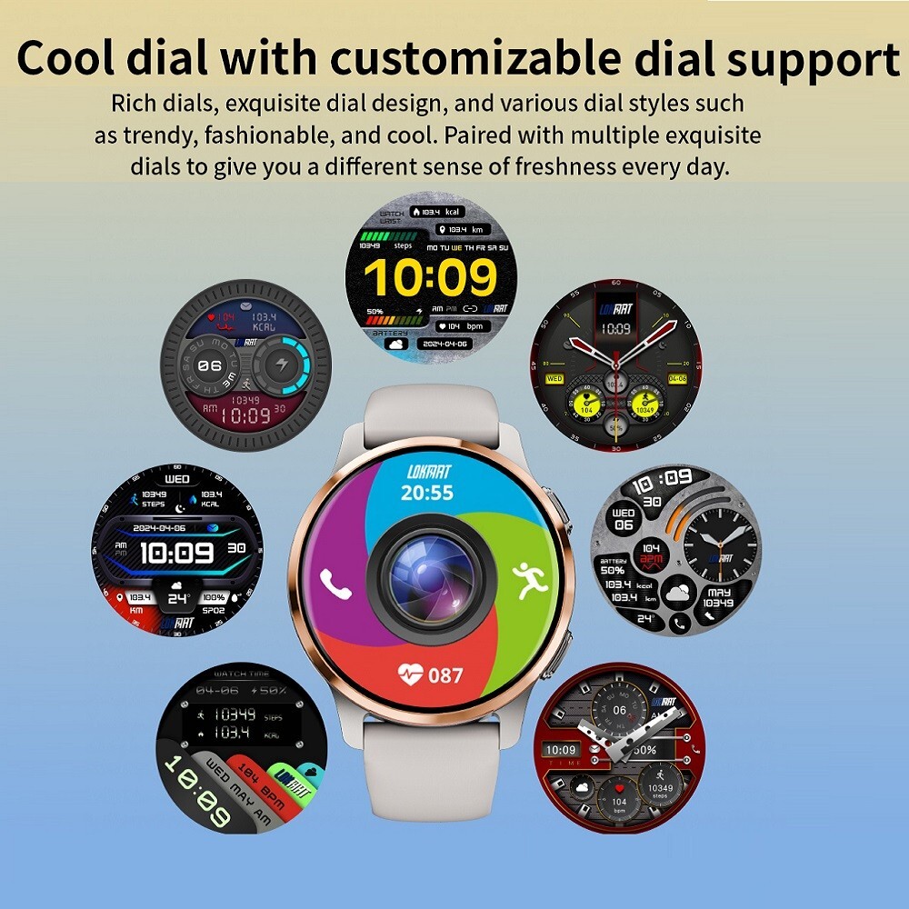 LOKMAT APPLLP 2 4G Smart Watch Android 8,1 GPS 2GB+16GB Heart Rate Monitor NFC