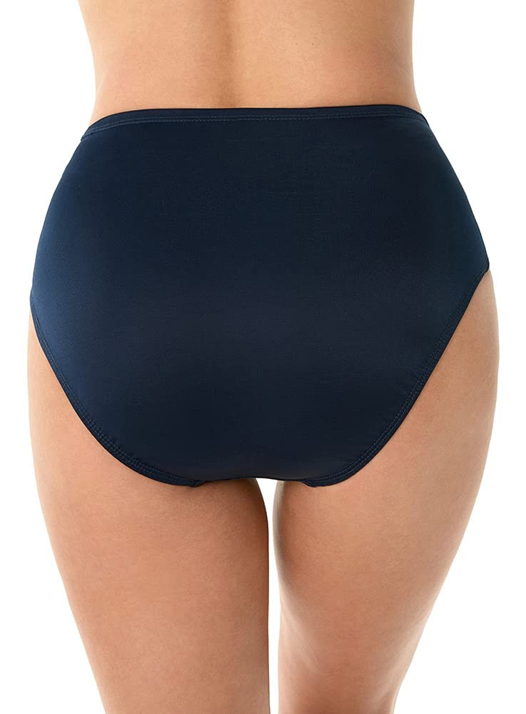Women’s Swimwear Basic Pant High Waist Slimming Brief Bathing Suit Bottom, Mi…