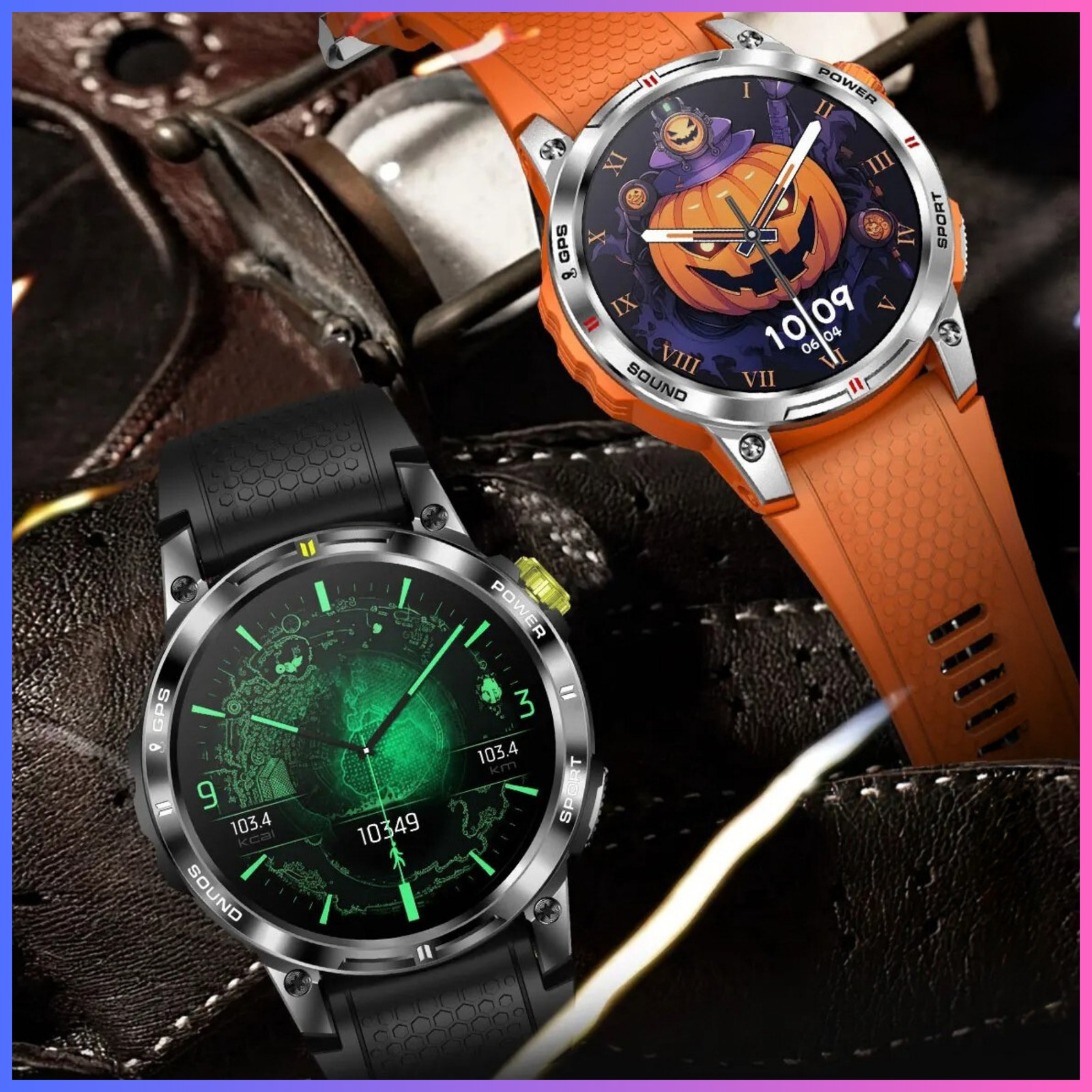 Connected Sport Health GPS GLONASS Resistant Watch 400MAH