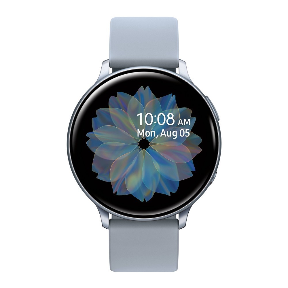 Samsung – Galaxy Watch Active2 Smartwatch Bluetooth 44mm Cloud Silver – SM-R820