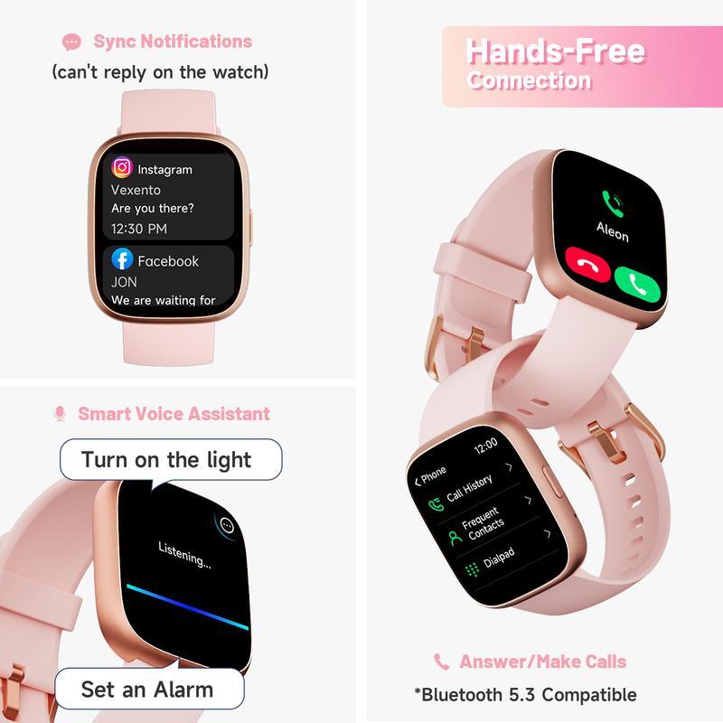 TOOBUR Multifunctional Touch Screen Smartwatch Fitness Tracker