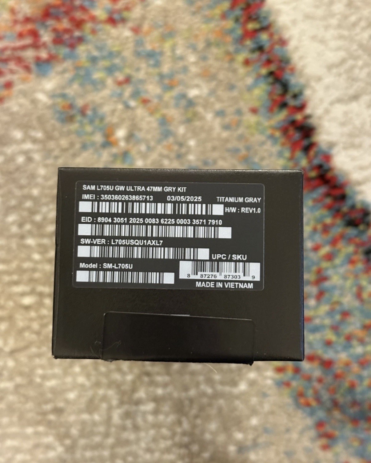 Samsung Galaxy Watch Ultra 47mm LTE Titanium Gray – Dark Gray Marine Band – Exce