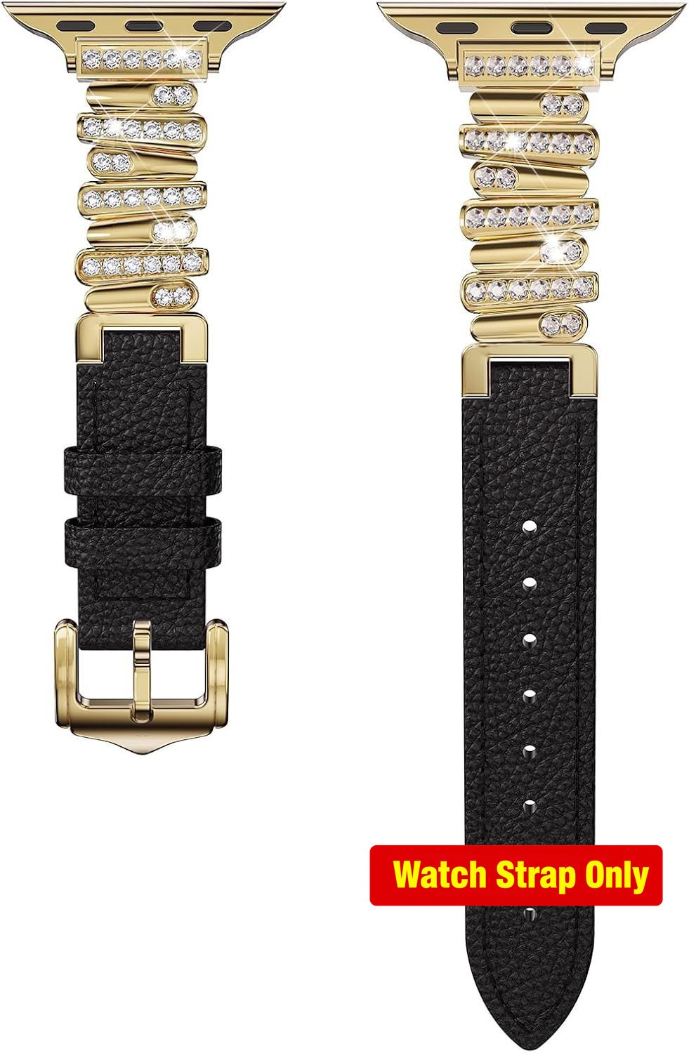 Only Strap For Apple Watch Series 11 38mm Leather Luxurious Slim Fashion
