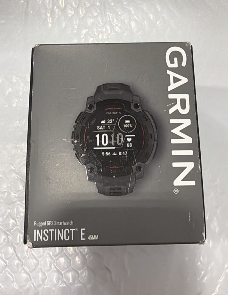 Garmin Instinct E 45mm Rugged GPS Smartwatch Black Case Charcoal