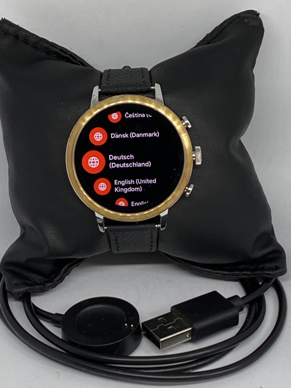 Fossil Gen 4 Authentic Digital Dial Smart Watch Custom Band FTW6016 BA314
