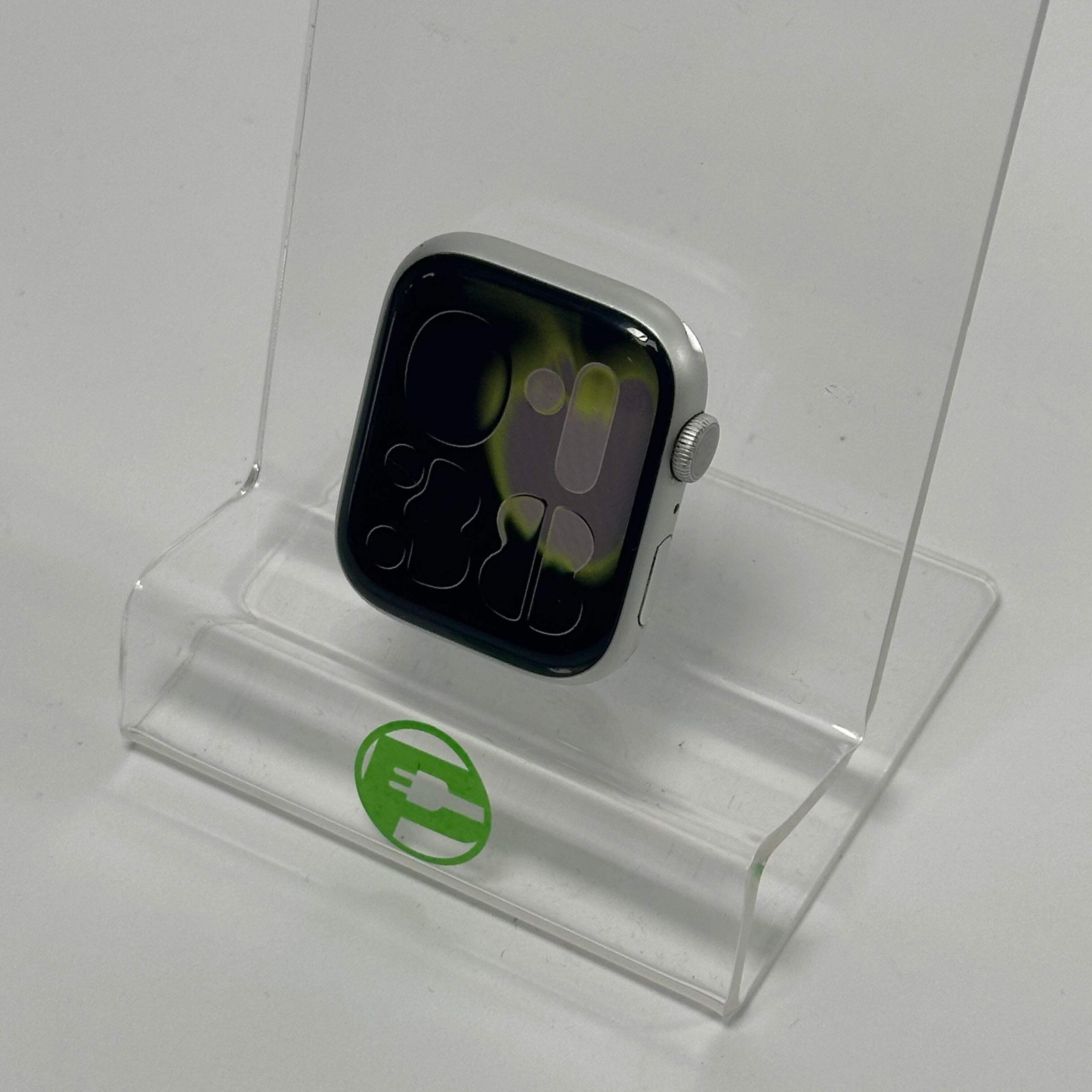 GPS Only Apple Watch Series 9 45MM Silver Aluminum Midnight Sport Band MR9E3LW/A
