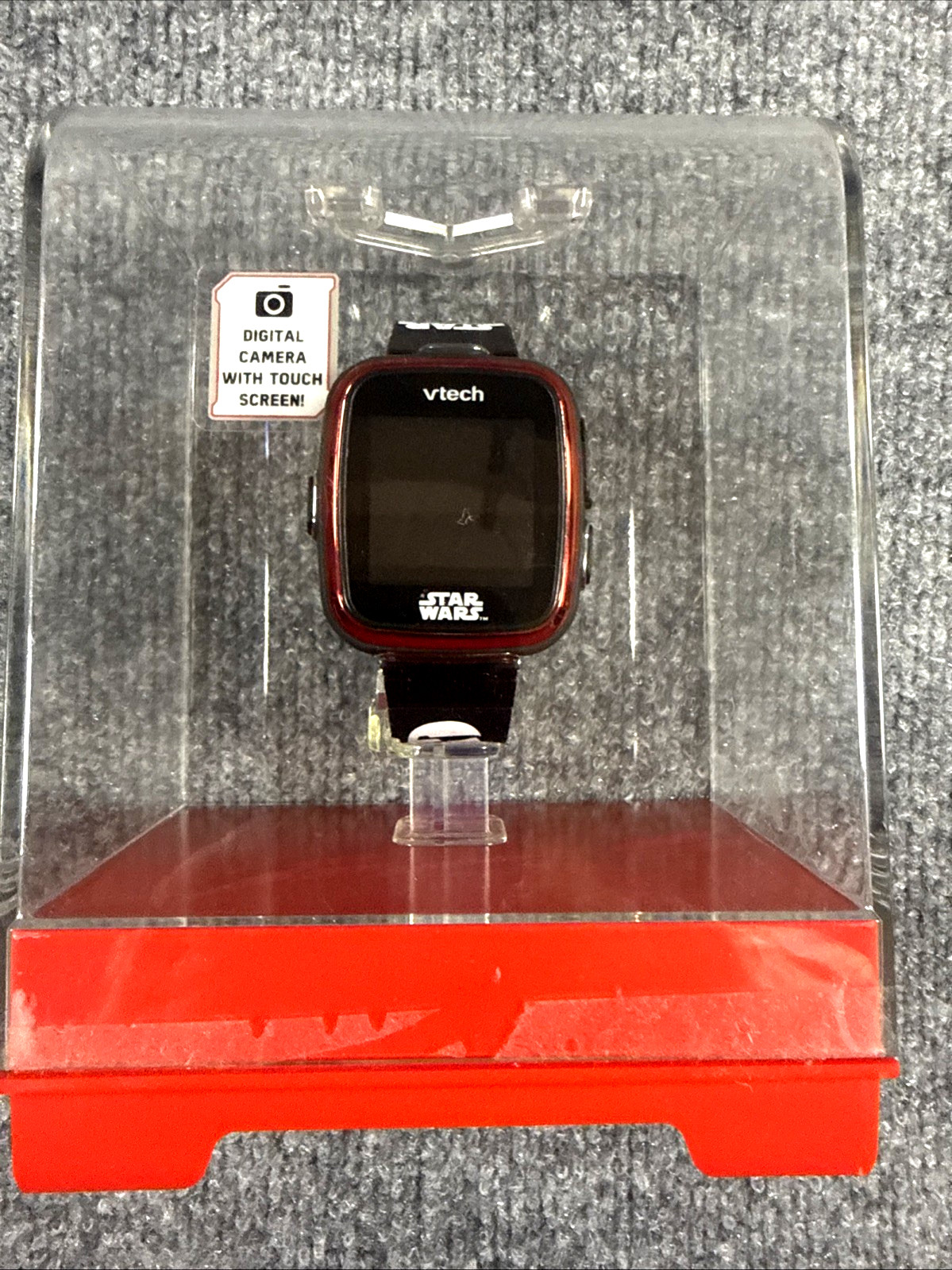 VTECH Star Wars Storm Trooper Smartwatch Red & Black Digital Display & Sounds ￼
