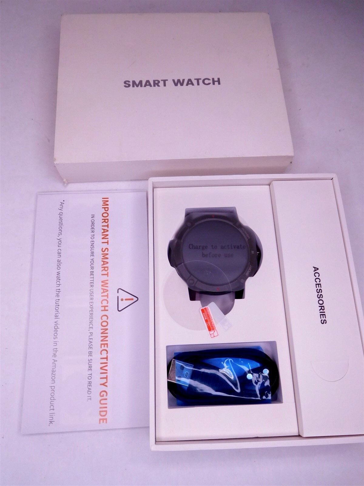 NX8 Sports Smart Watch BT Call Health Tracker Compass 1.52″ Screen (121924)