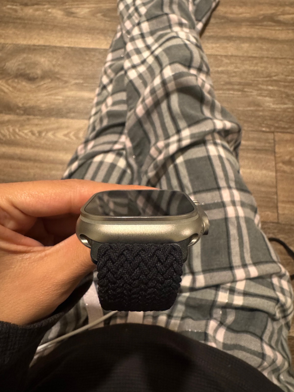 Apple Watch Ultra 2 49mm Titanium Case with Ocean Band – Blue, One Size (GPS…