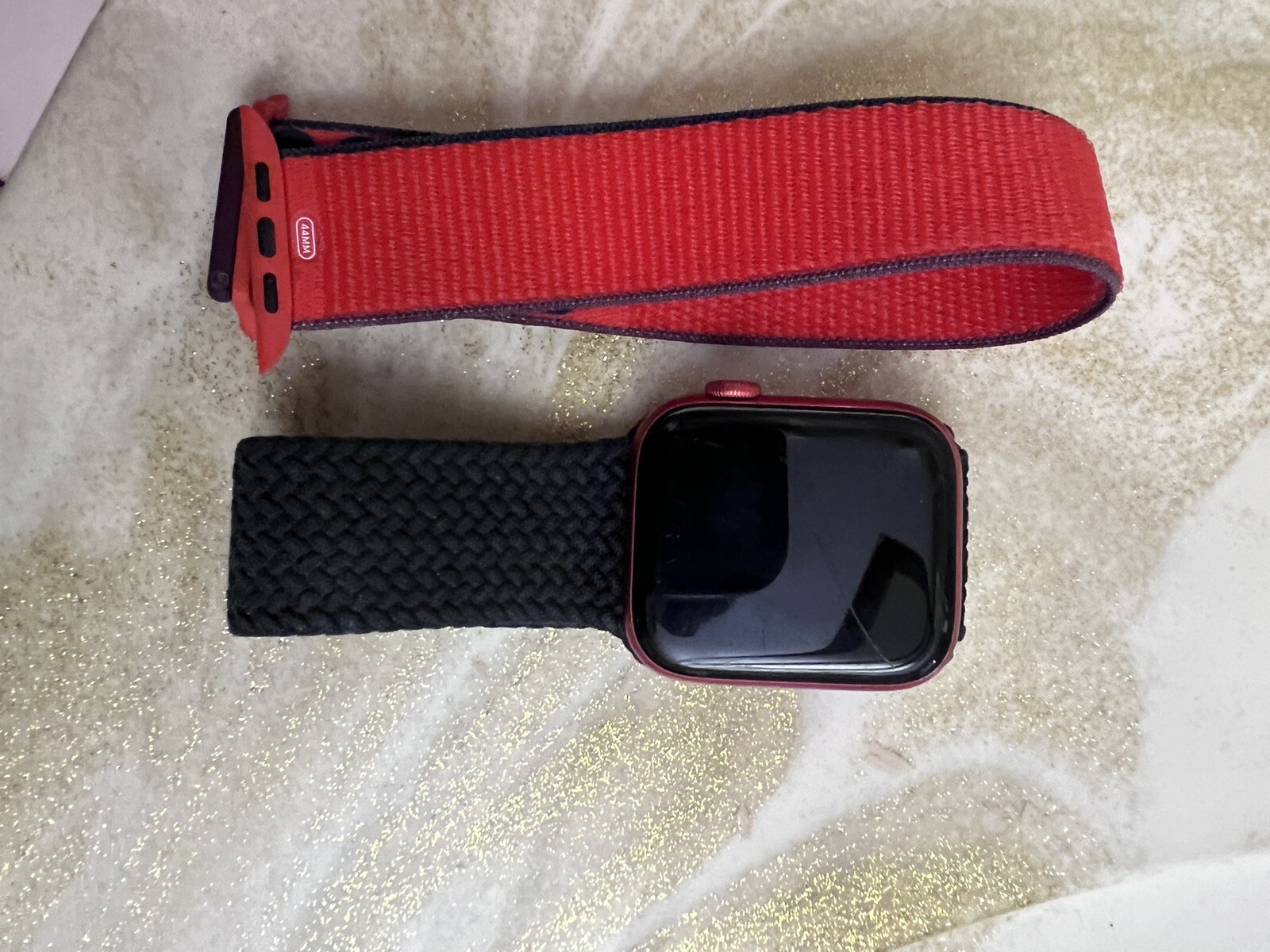 Apple Watch Series 6 44mm Aluminum Case with Sport Band – PRODUCT(RED) (GPS +…