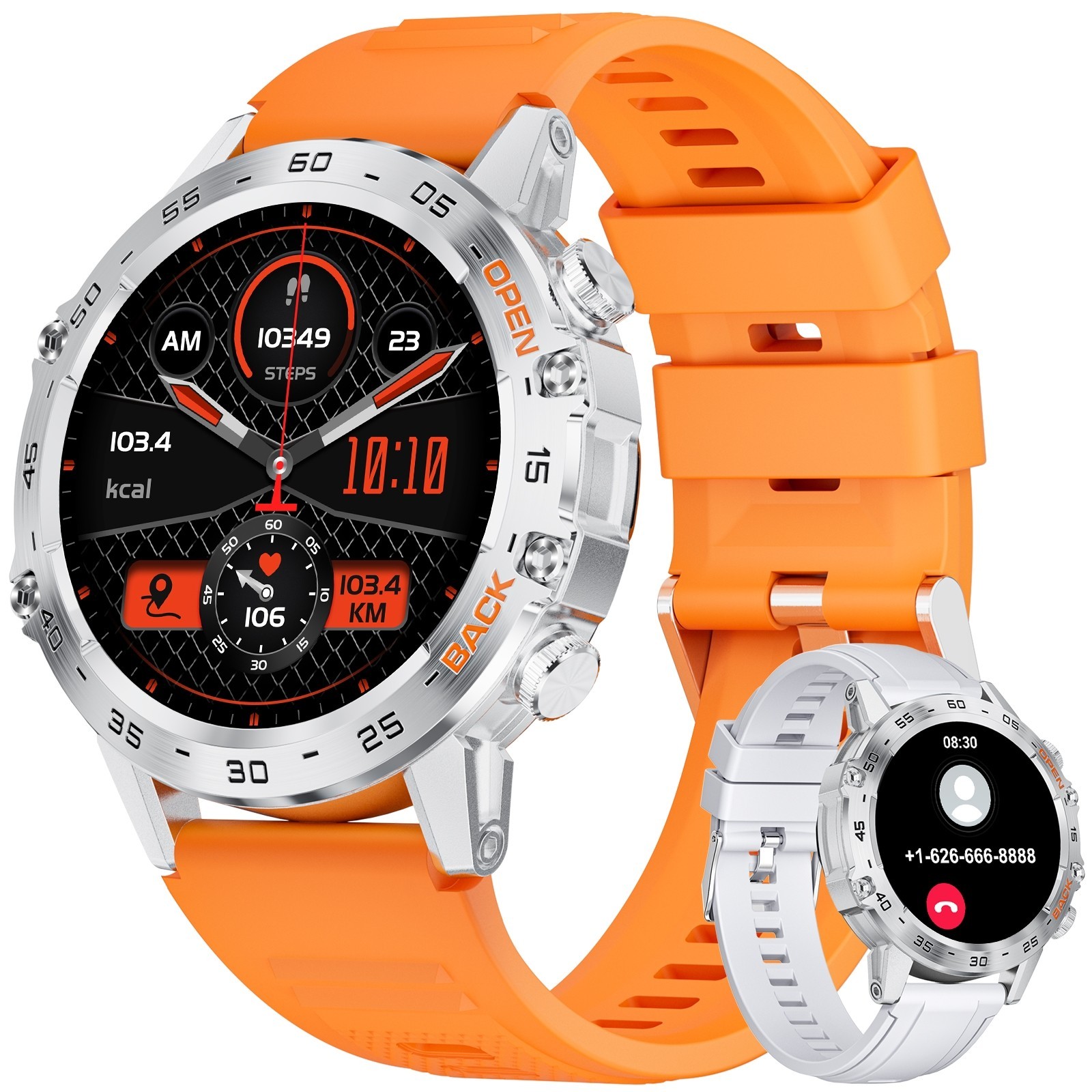 Smart Watch Men Women Heart Rate Blood Oxygen Fitness Tracker for Android IOS