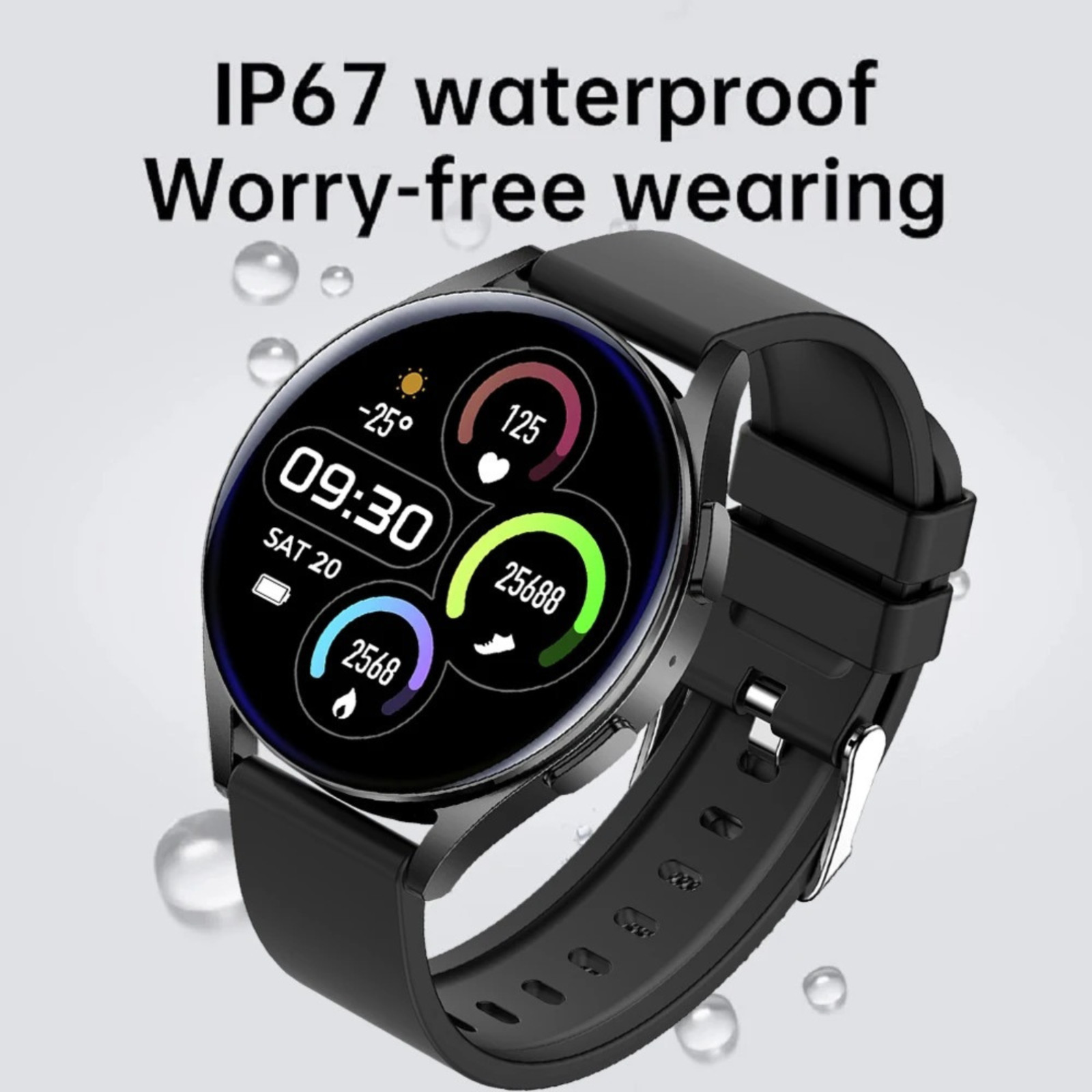 2024 Luxury Smart Watch BT Call Health IOS Android Sport Watch Business Watch