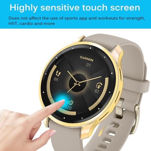 5 Pack Screen Protector for Garmin Venu 3S 41mm GPS Smartwatch Full Cover TPU