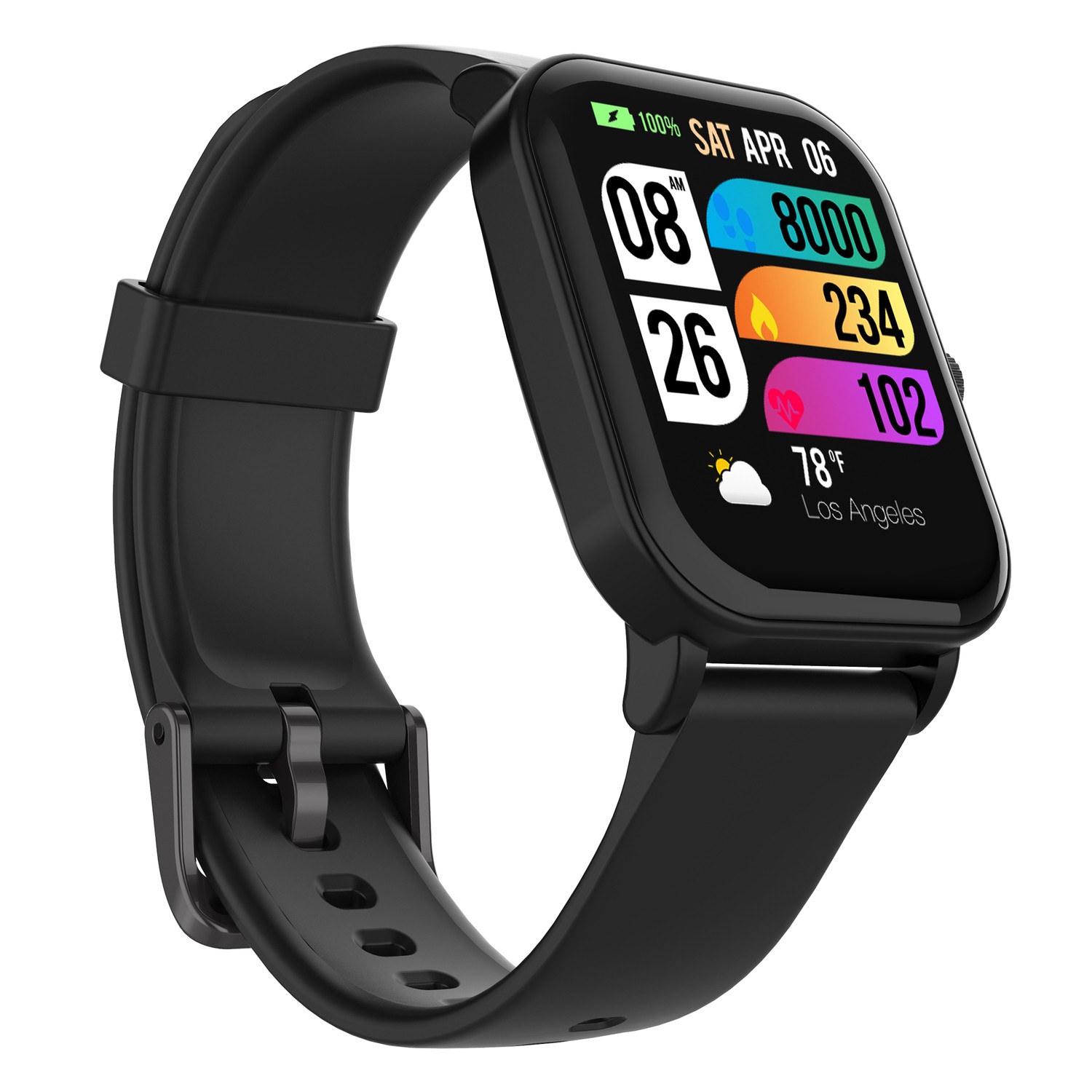 Vive+ Gen 2 GPS Smartwatch, 1.72″ Display, 25+ Workouts, IP68
