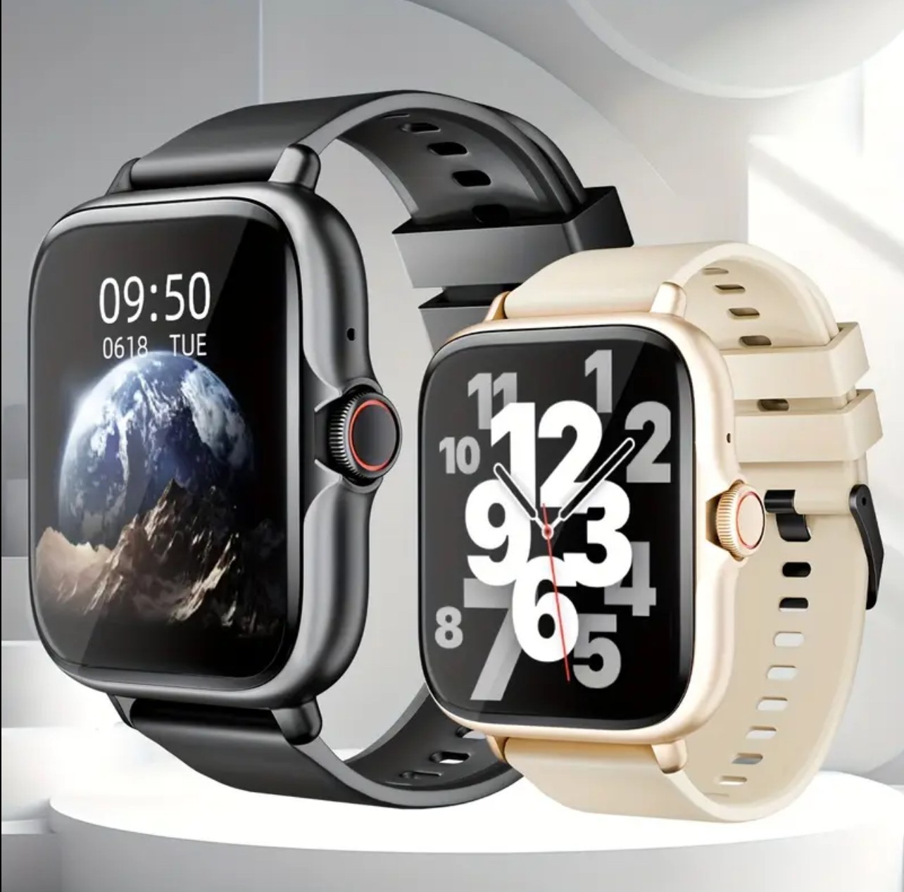 Multifunctional Smart Watch With Full Touchscreen Pedometer Fitness Track & More
