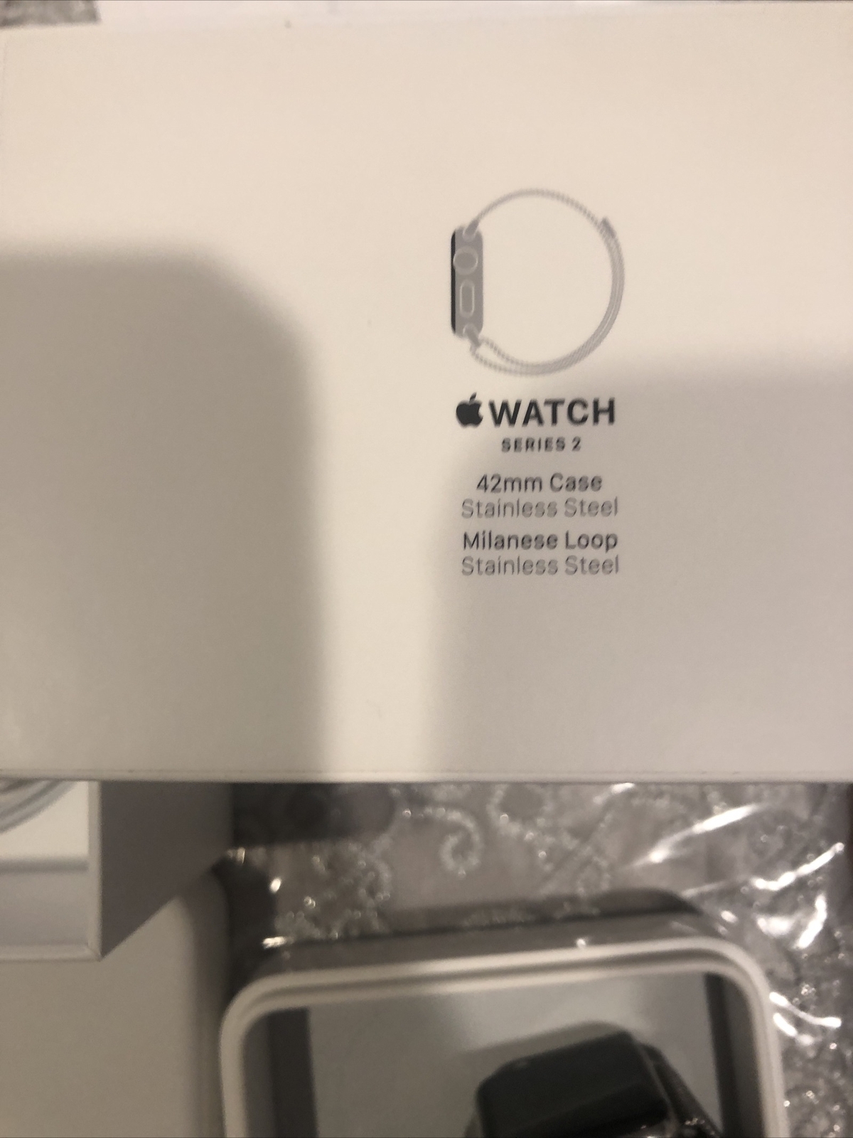 Pre-Owned Apple Watch Series 2 42mm Stainless Steel Case Silver Milanese Loop