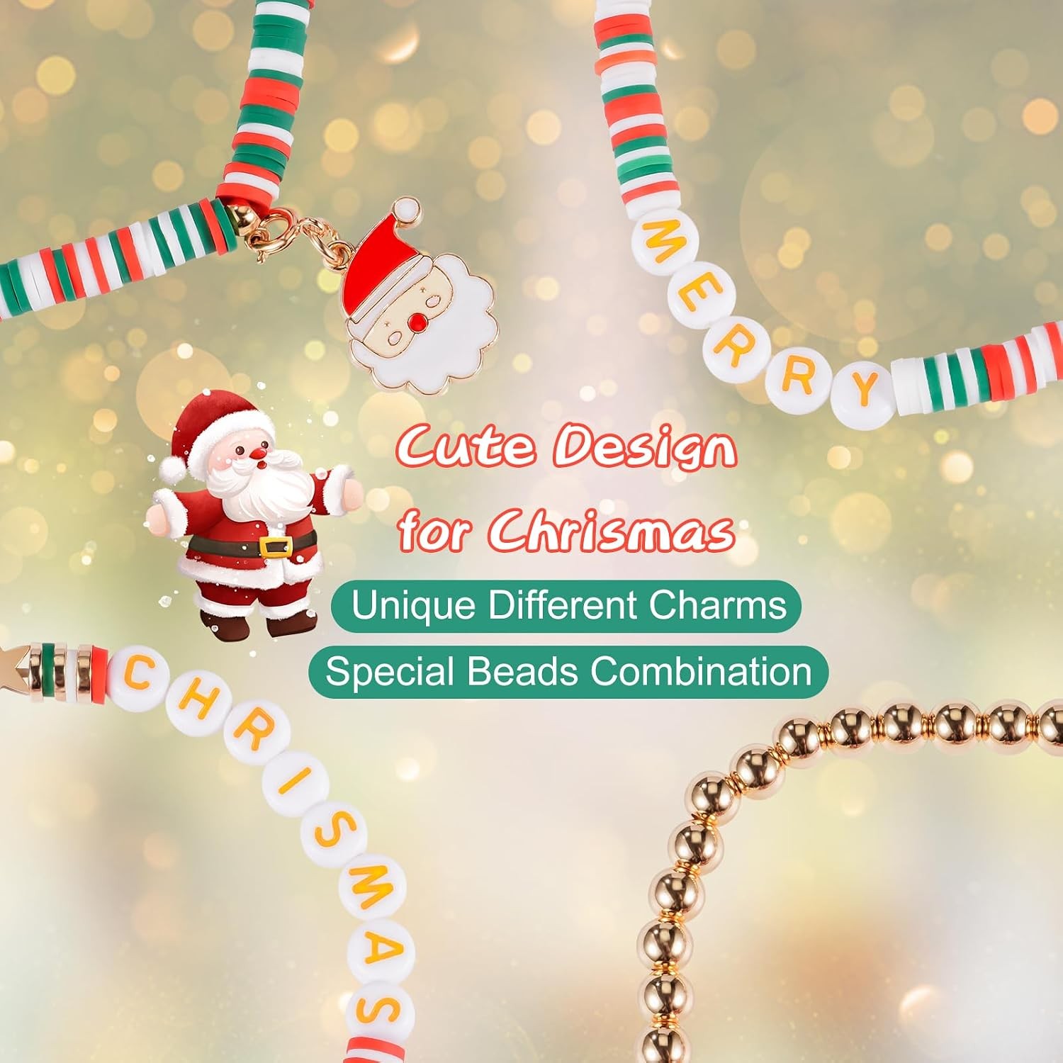 Beaded Bracelet Band for Apple Watch Ultra 49mm 46mm 45mm 42mm 41mm 40mm 38mm