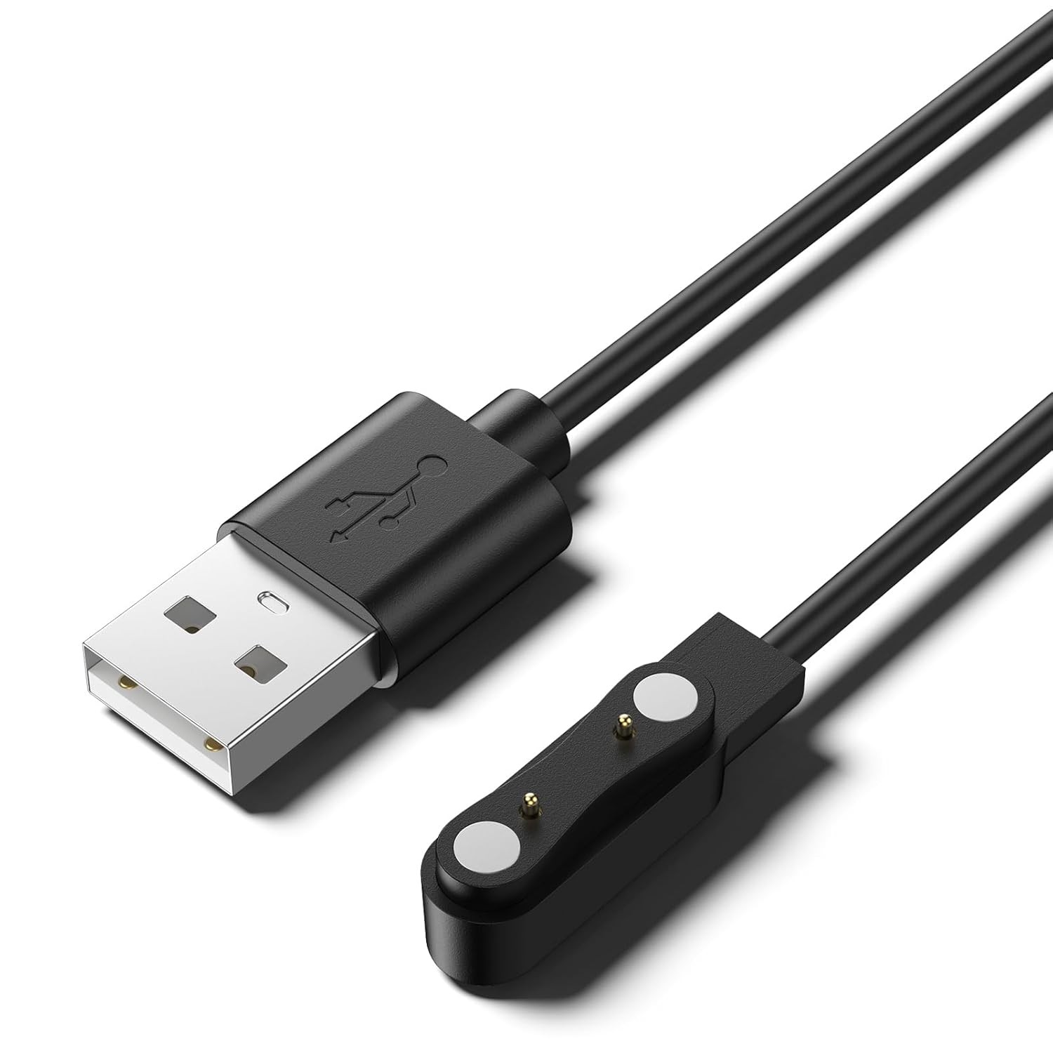 Smart Watch Charger Magnetic 2 Pin Cable for Fitness Tracker, Replacement Access