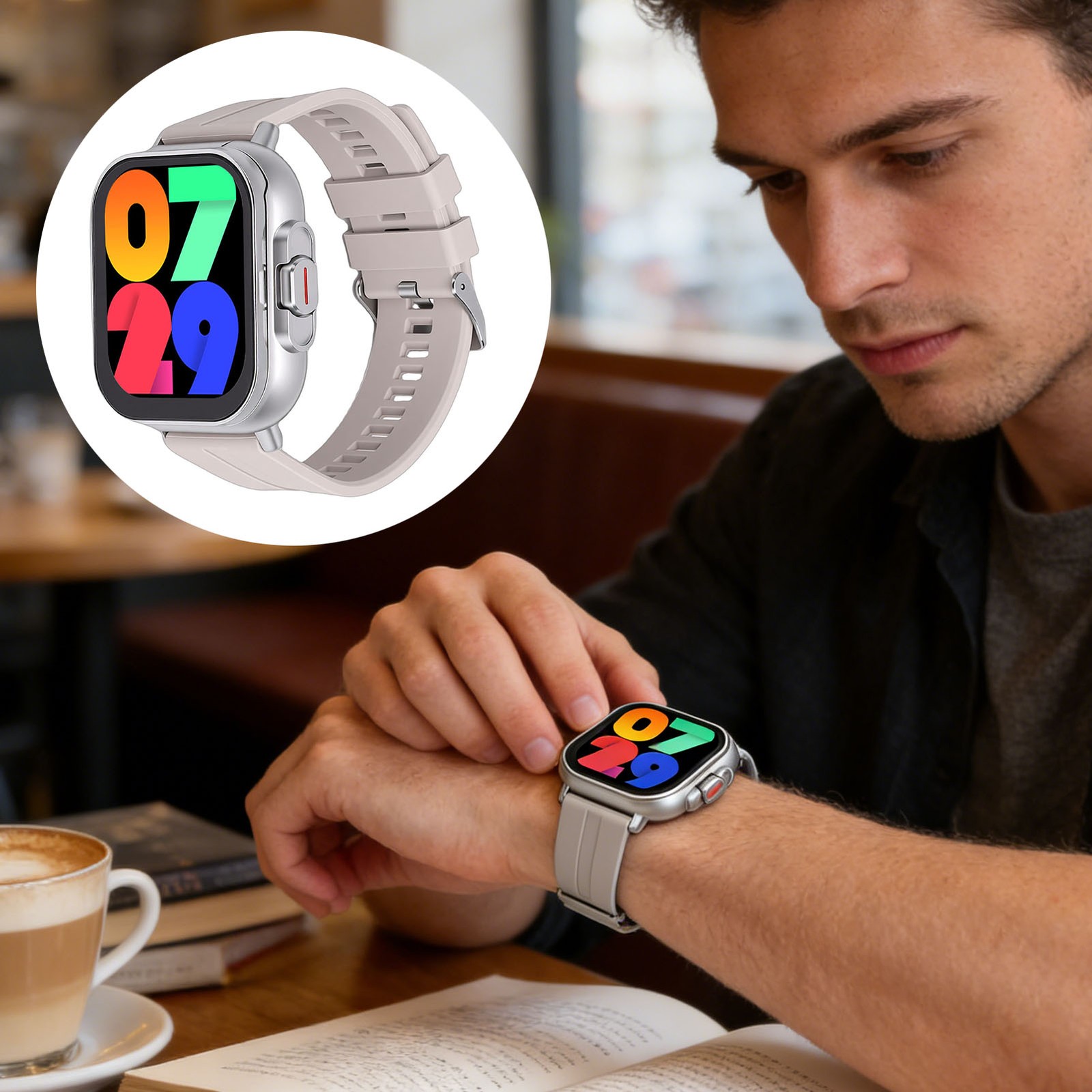 2-2 In 1 Smartwatch With Bluetooth Call HD 2.01 Screen For Fitness