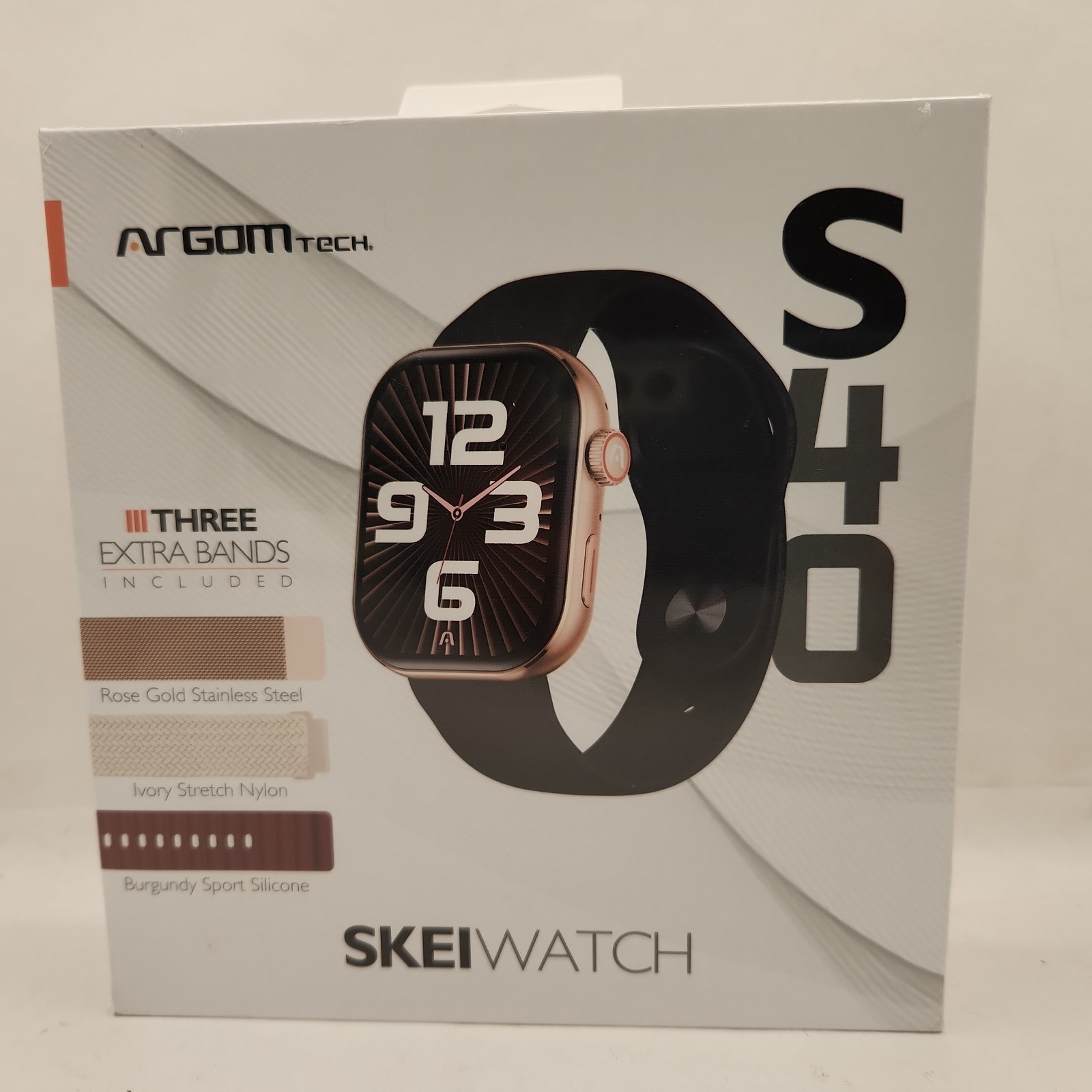NEW Argomtech Skeiwatch S40 Smartwatch 2.01″ TFT Bluetooth Call. SPO2 Heart Rate