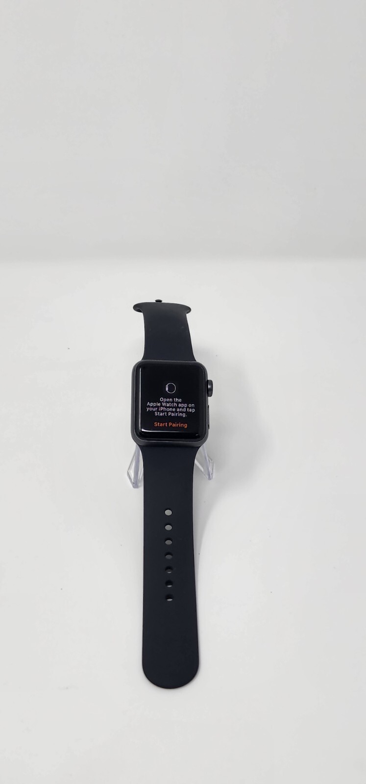 Apple Watch Series 3 38mm Space Gray Aluminum Case with Black Sport Band (GPS)