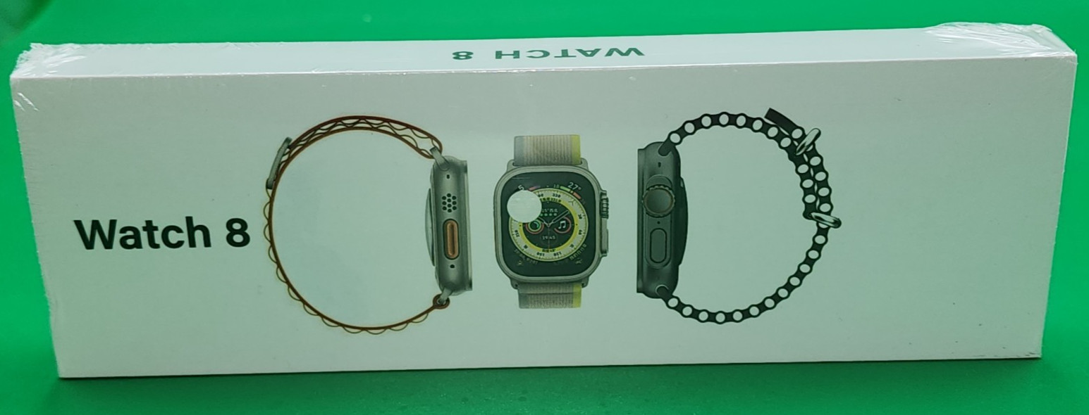 Watch 8 49mm Titanium Case NFC, SIRI, BT CALL, HEART RATE, WIRELESS CHARGE