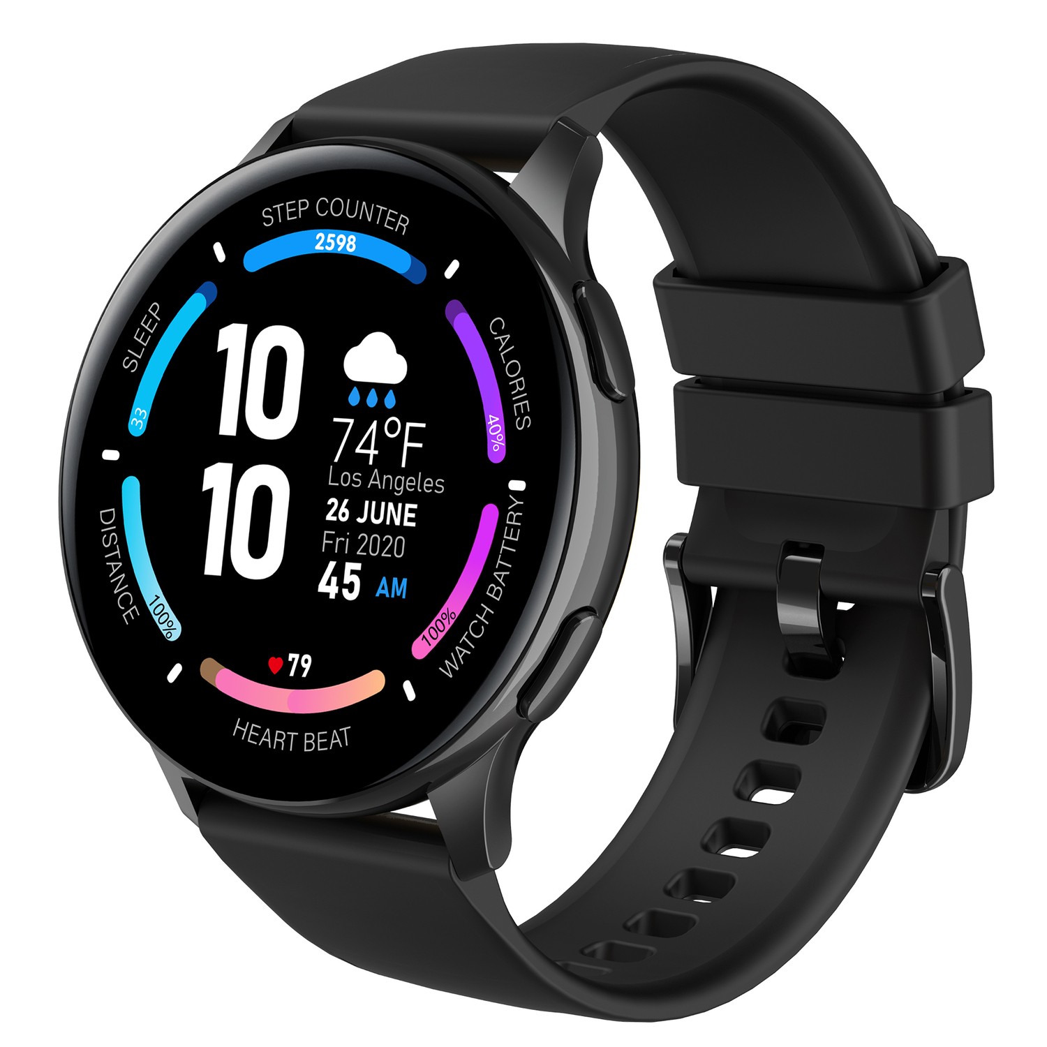 Vibe Callie Smartwatch, 1.43″ AMOLED, Bluetooth Calling, 100+ Workouts, IP68
