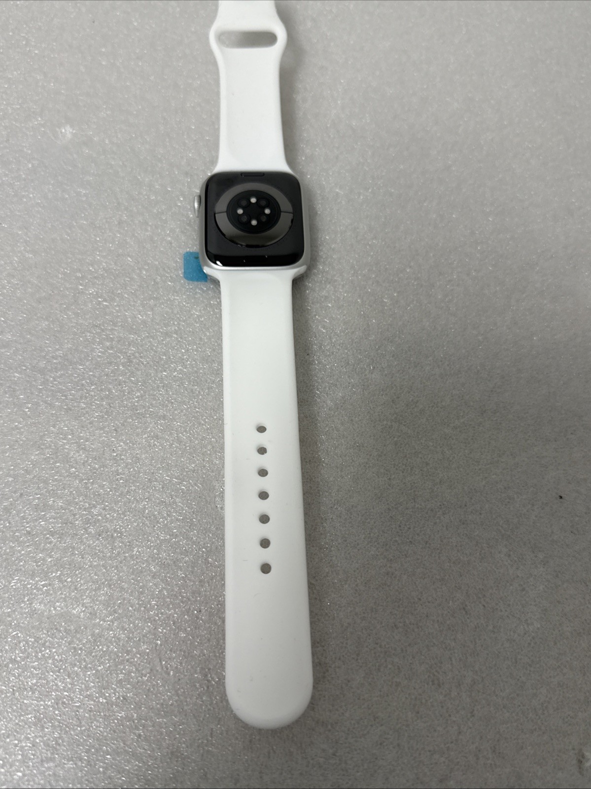 Apple Watch Series 6 44mm GPS + Cellular Silver Aluminum White Sport Band #6