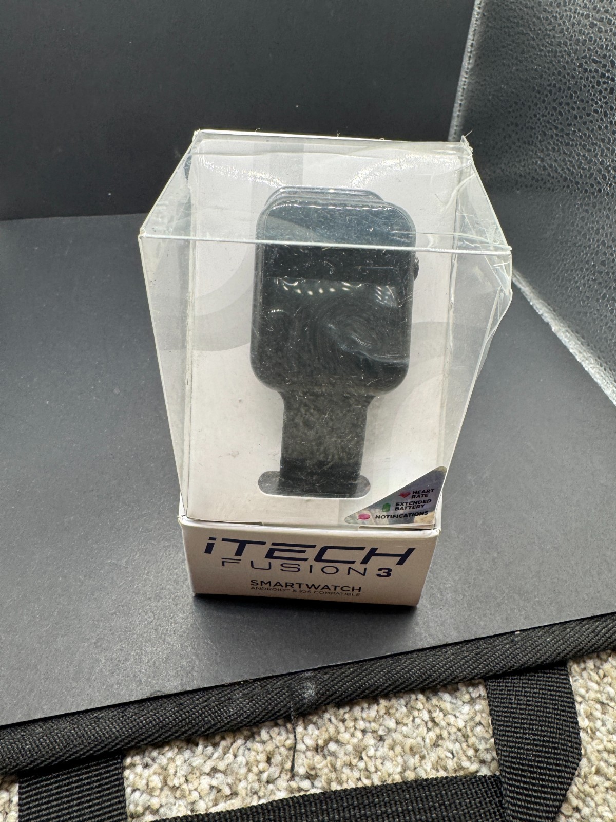 iTech Fusion 3 Smartwatch with Multi-Sport Silicone Black (AOY) w/ Box