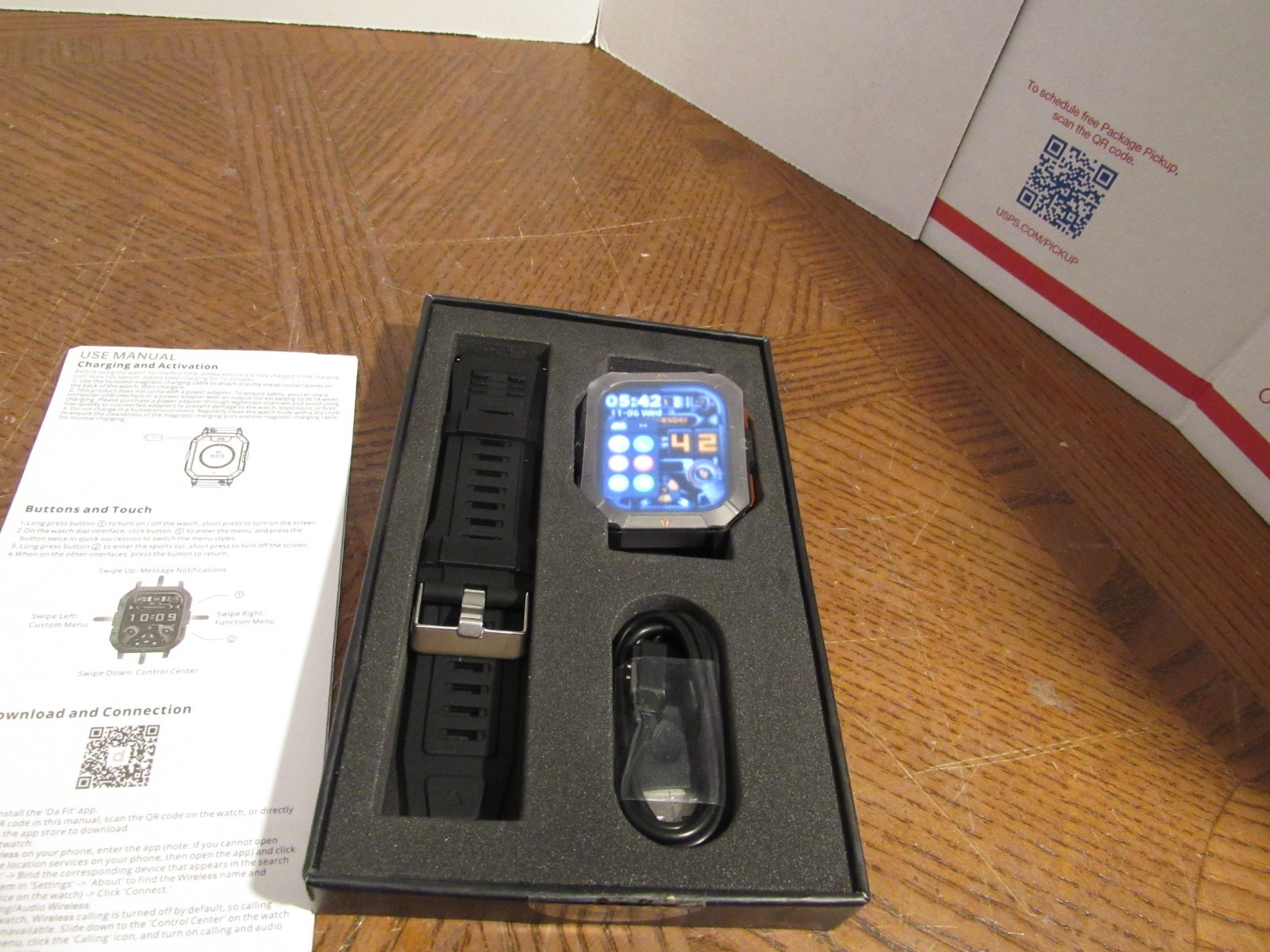 Smart Watch for Men(Call Receive/Dial)Rugged Tactical Fitness Tracker