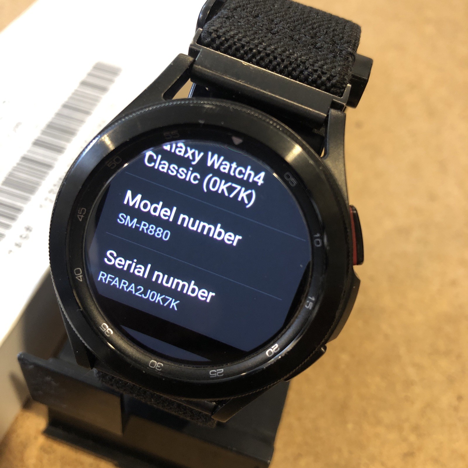 Samsung Galaxy Watch 4 Classic 42mm Stainless Steel Smartwatch R880 Black M/L