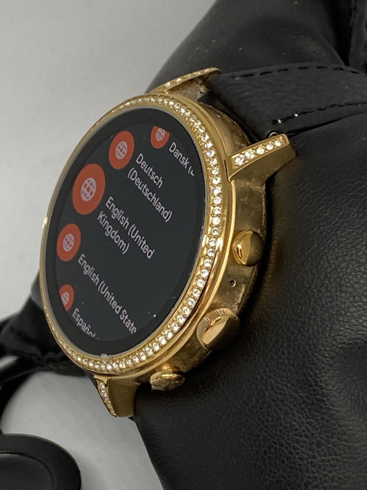 Fossil Gen 4 Authentic Digital Dial Smart Watch Custom Band FTW6011 BA340