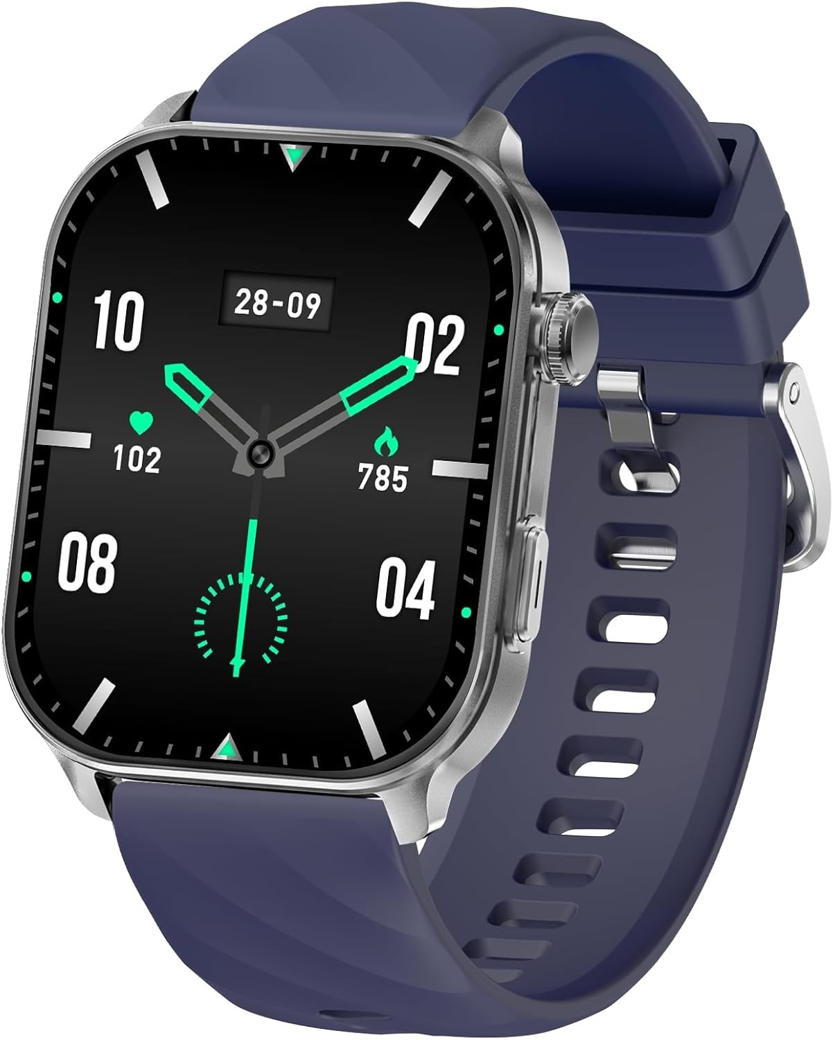 Smart Watch for Men Women Built-in GPS Fitness Tracker 2.01 HD Touchscreen