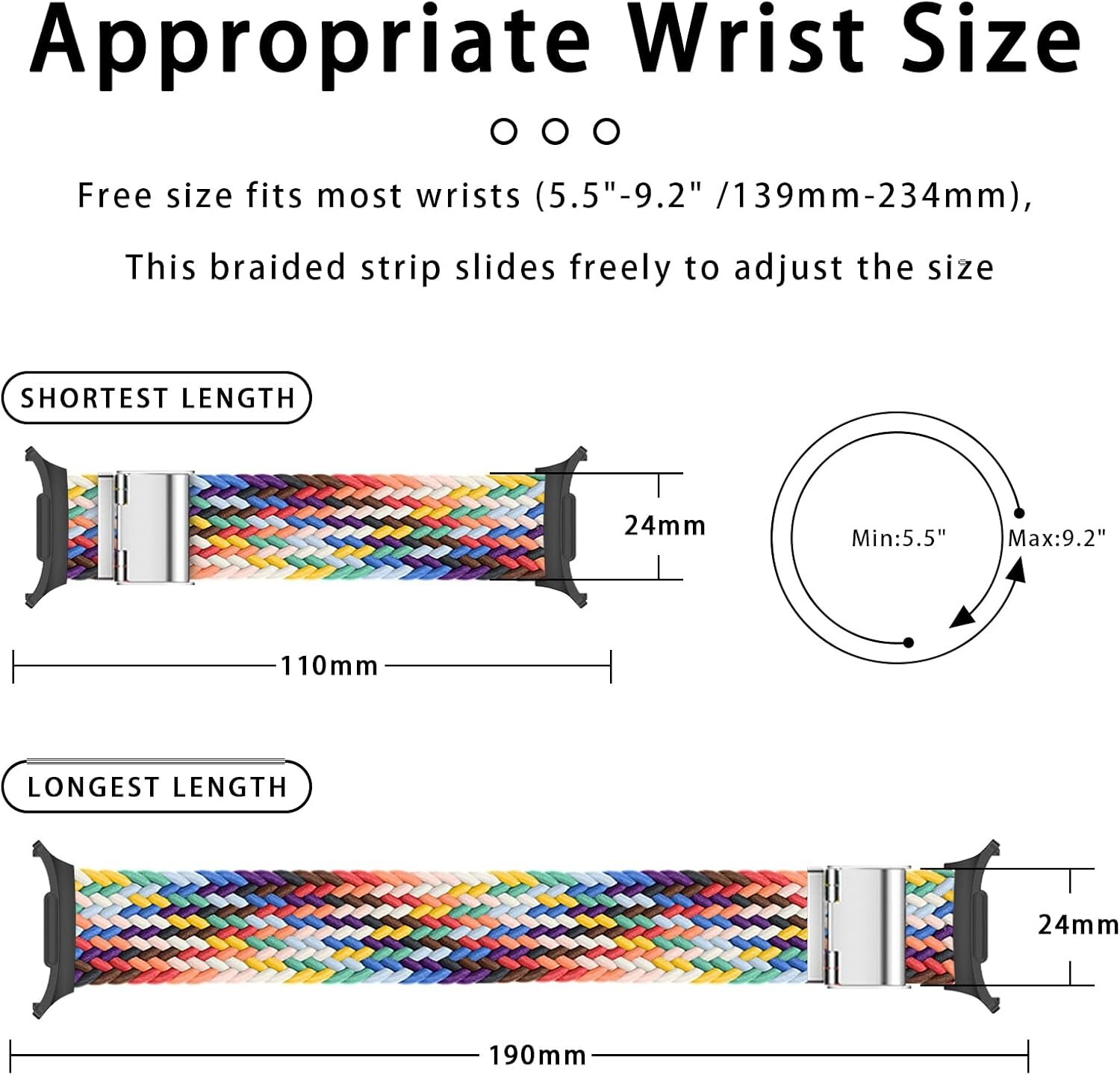 For Samsung Galaxy Ultra 7 watch (47mm) 20mm Nylon Woven Breathable Sport Strap