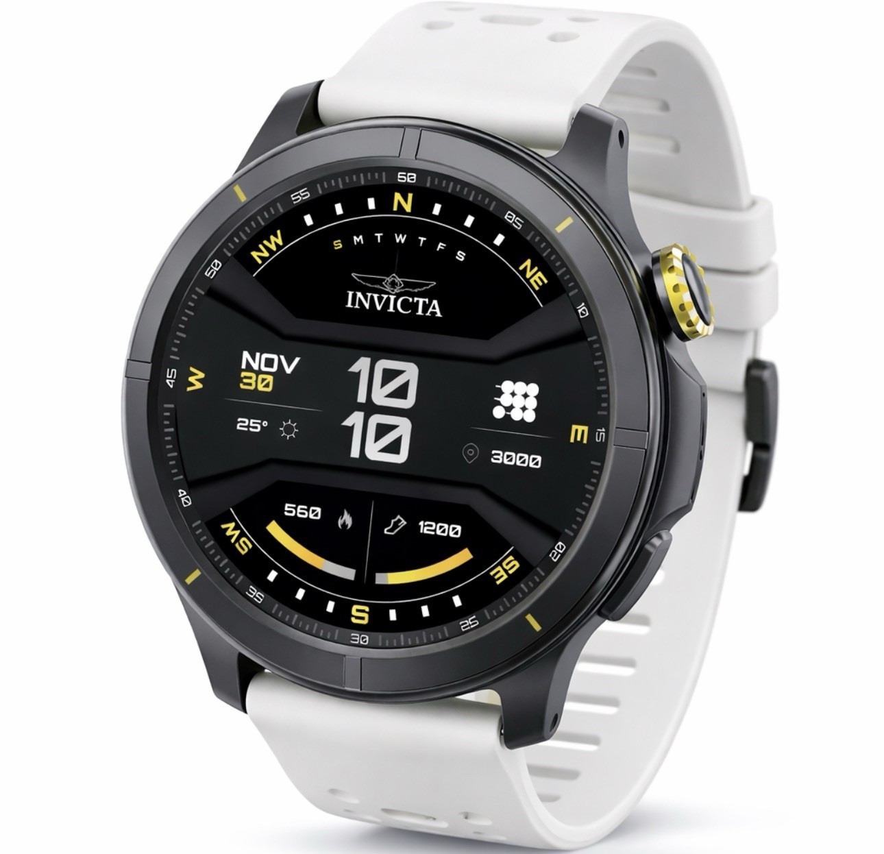 Invicta I-Tech 2 Pro Unisex Smartwatch-White Model (ITECH-008)