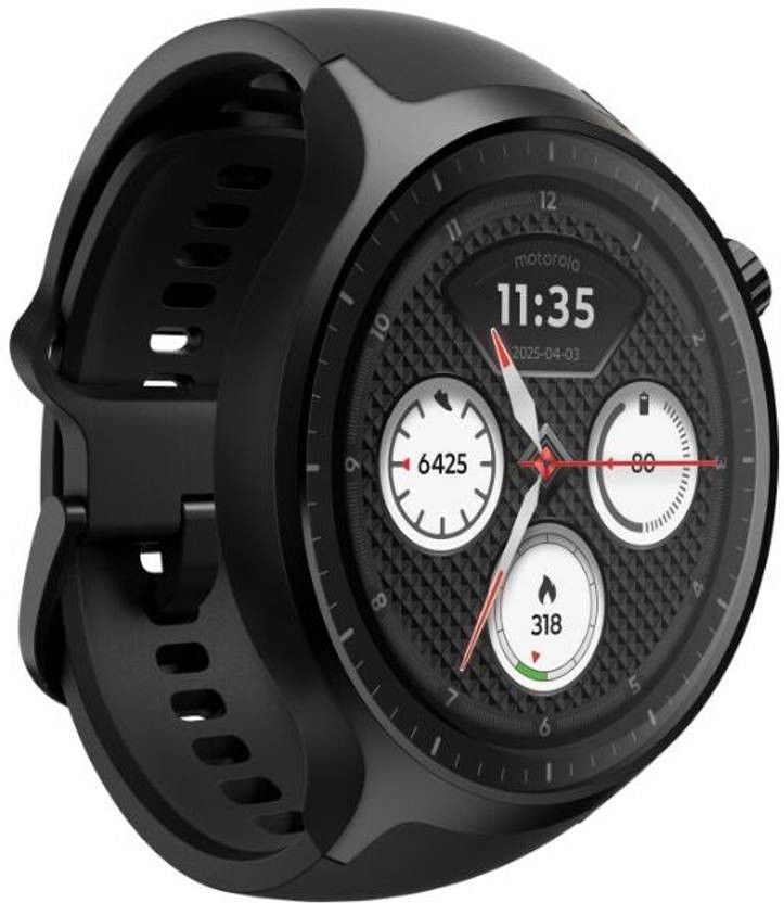 MOTOROLA moto watch Smartwatch (Pantone Volcanic Ash Band Strap, Free Size)