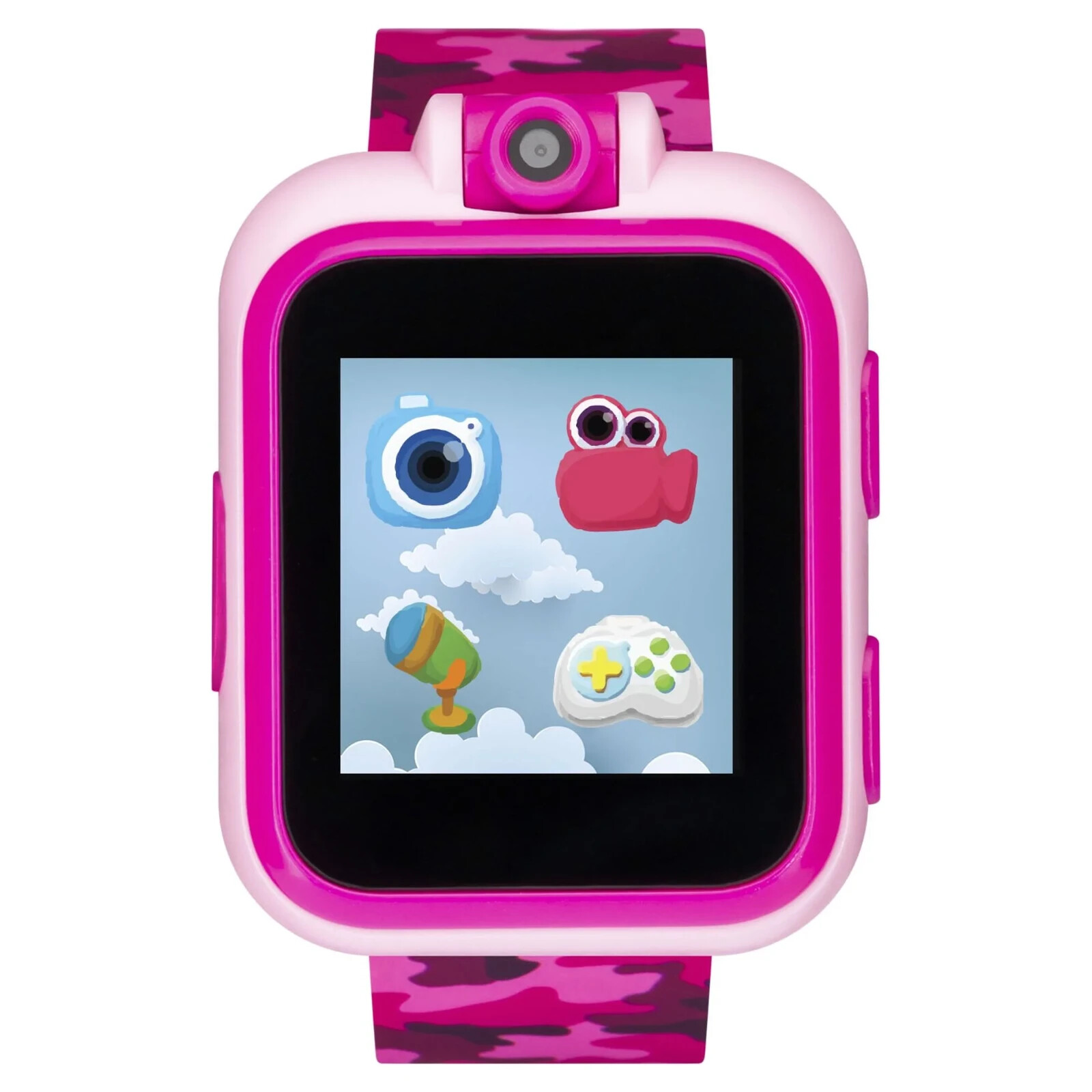 iTech Jr Kids Smartwatch – Fuchsia Camo | Camera, Games, Touchscreen *NIB*