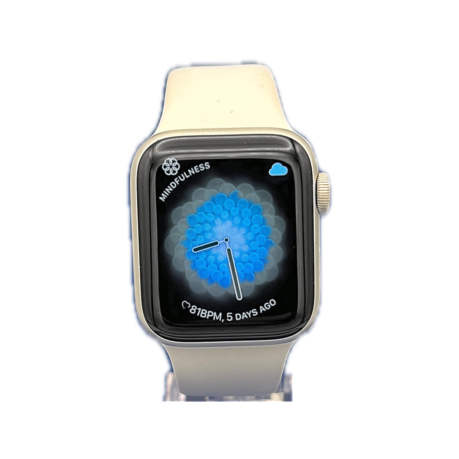 Apple Watch SE 1st Gen 40mm GPS+Cellular Silver Aluminum LTE White Sport Band