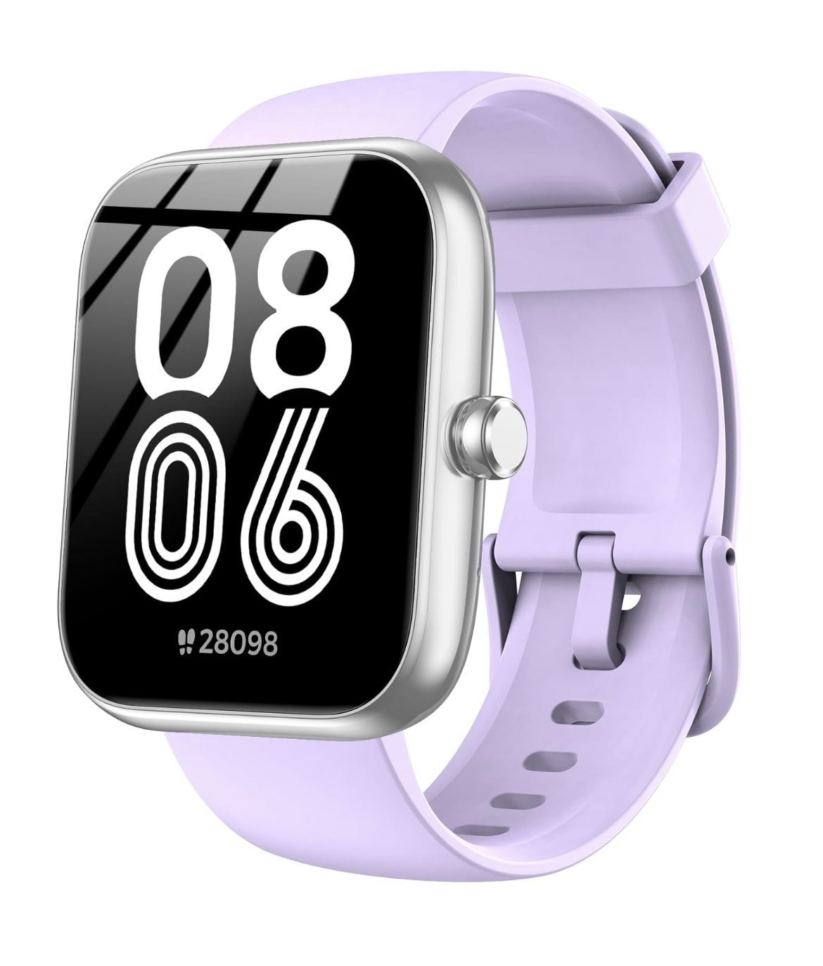 SENBONO Smart Watch Alexa BT Calls 1.83″ HD 120 Sport Modes Health Track PURPLE