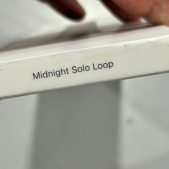 APPLE WATCH 45MM SOLO LOOP – SIZE: 3 – MIDNIGHT
