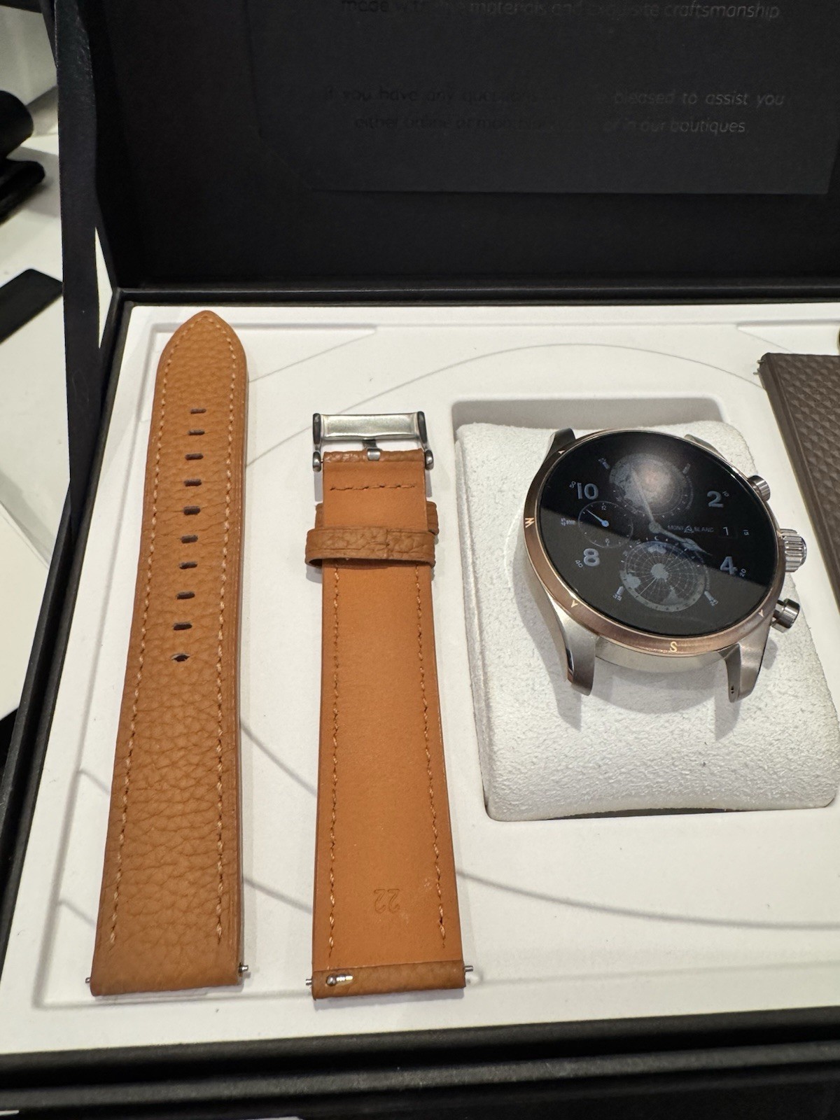 Montblanc Summit 3 Titanium and Rose Gold – Ref. 131798 – Full Set of 4 Straps